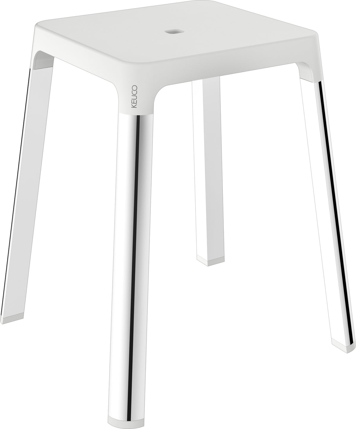KEUCO AXESS Bad-Hocker 35082 – verchromt/weiß, stilvoll & funktional