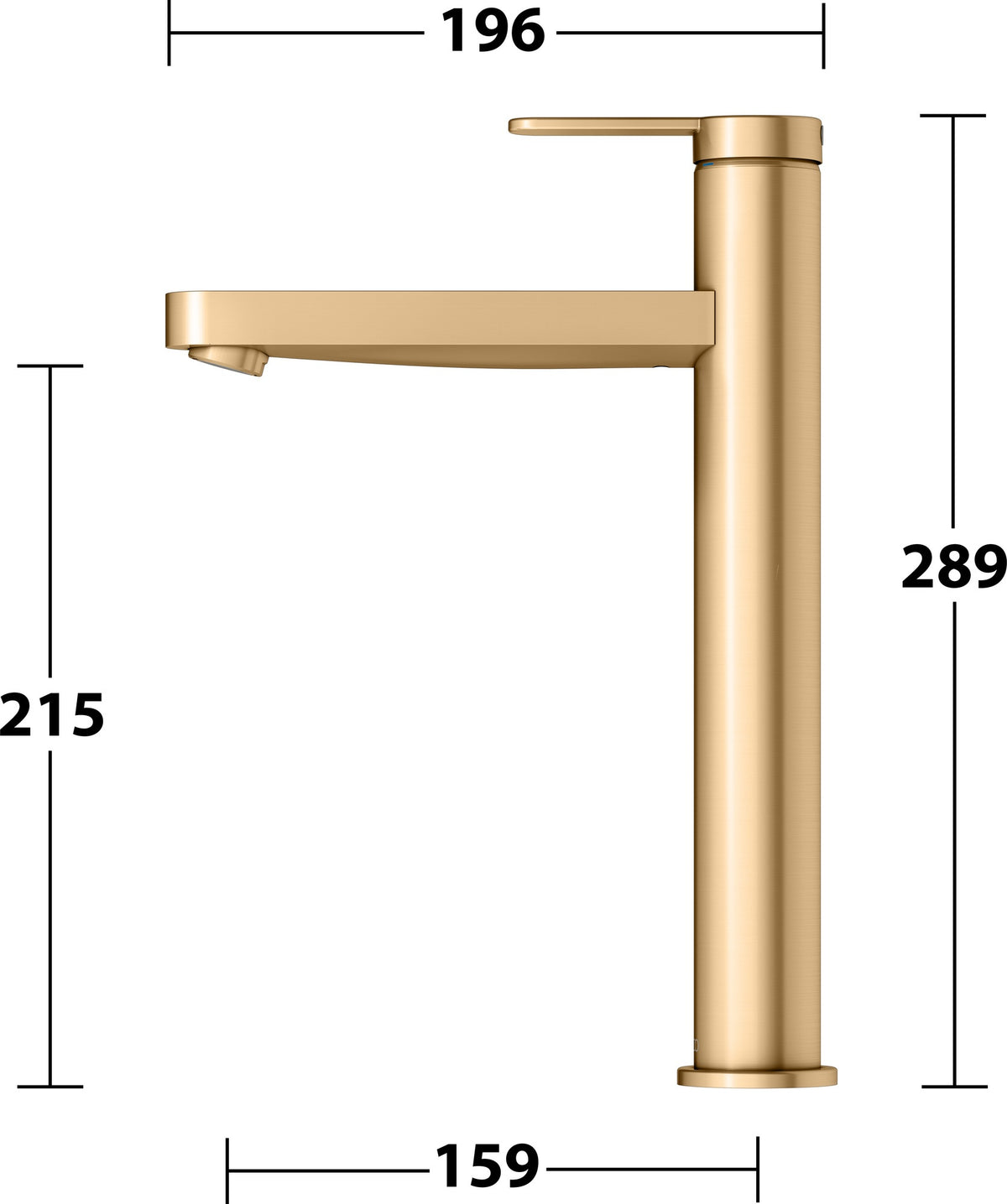 KEUCO IXMO Pure Einhebel-Waschtischmischer 210 mm ohne Ablaufgarnitur, verchromt