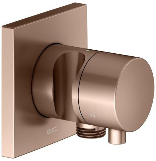 KEUCO IXMO Comfort 3-Wege Umstellventil rund Messing gebürstet