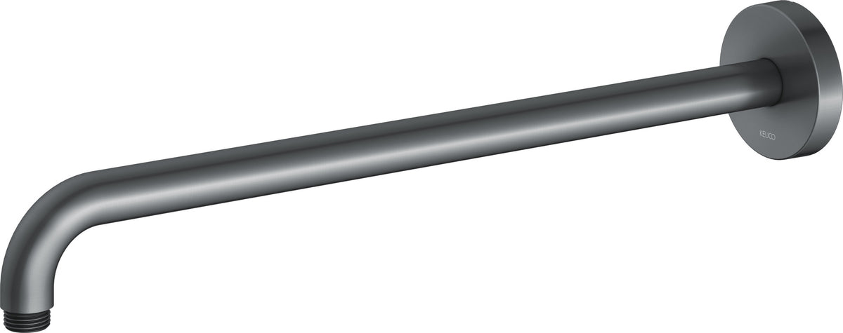 KEUCO Brausearm Elegance 51688, Wandanschluss, 300 mm, verchromt – Edles Design für Ihr Badezimmer