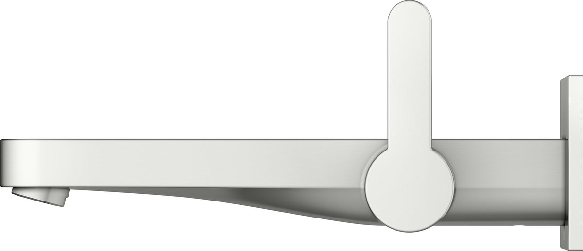KEUCO IXMO Einhebel-Waschtischmischer Unterputz Wandmontage 187 mm Messing gebürstet