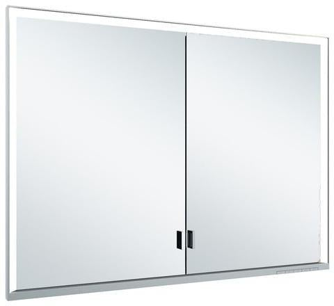 KEUCO Royal Lumos Spiegelschrank Wandeinbau 1000 x 735 x 130 mm silber-eloxiert mit Ablagefach