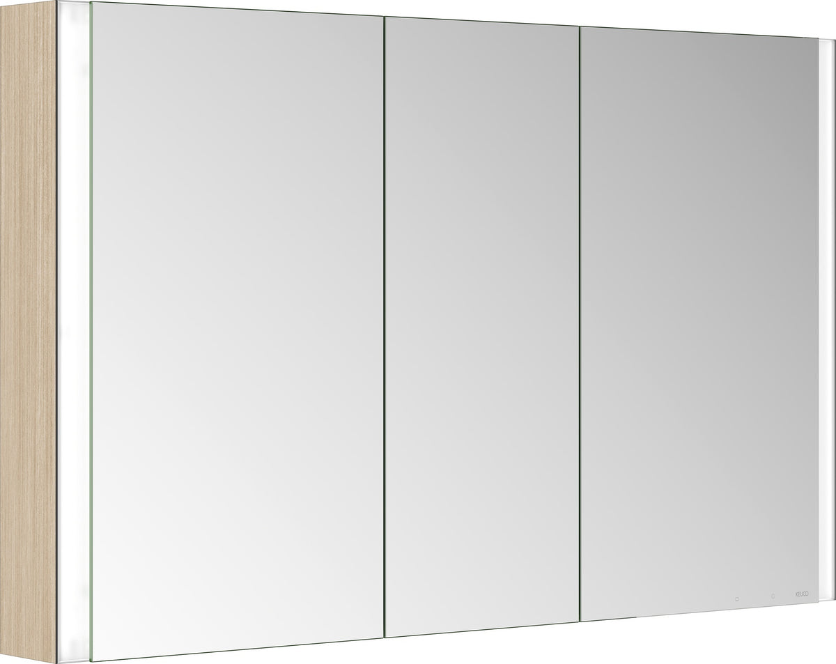 KEUCO SOMARIS Spiegelschrank 1200 mm verspiegelt – Wandvorbau mit 710 mm Höhe