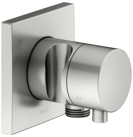 KEUCO IXMO Comfort 3-Wege Umstellventil rund Messing gebürstet