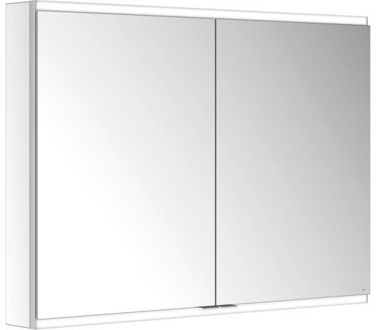 KEUCO Royal Modular 2.0 Spiegelschrank, beleuchtet, 600 x 700 x 120 mm, silber-eloxiert