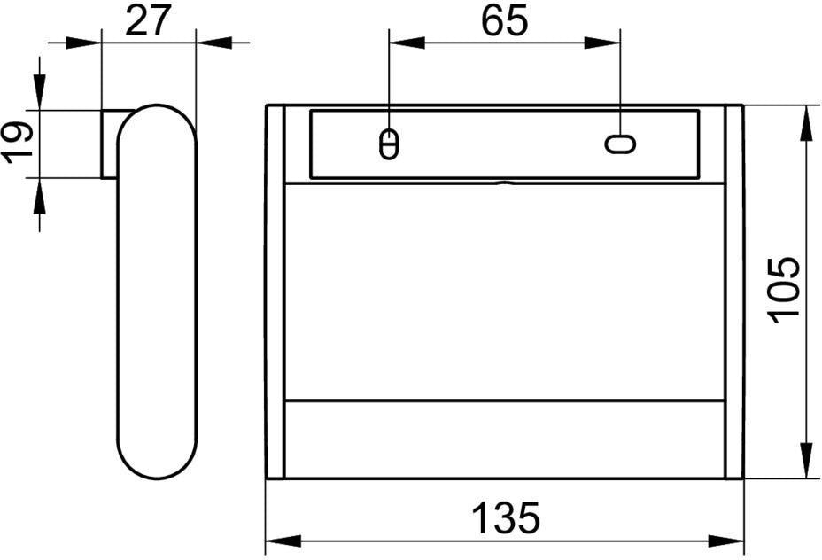 KEUCO Plan Toilettenpapierhalter diebstahlgesichert verchromt – Wandmontage
