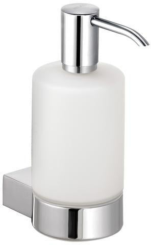 KEUCO Plan Lotionspender 250 ml Echtkristall matt verchromt – Wandmontage