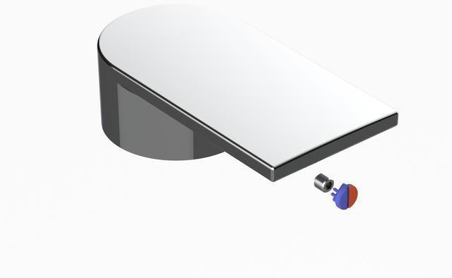 KEUCO Ersatzgriff ARM 50100 verchromt für Armatur 53015 – Original Ersatzteil