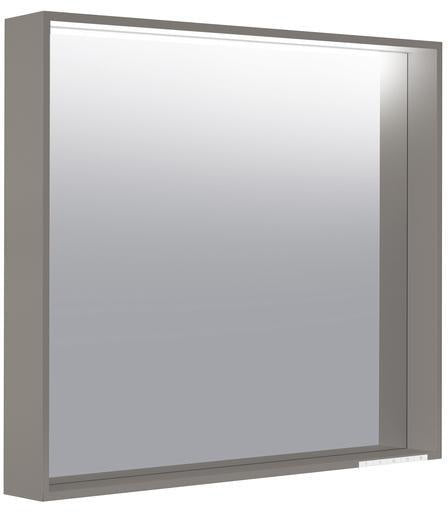 KEUCO X-Line Lichtspiegel 460x850mm anthrazit – LED, Touch-Sensor, A++