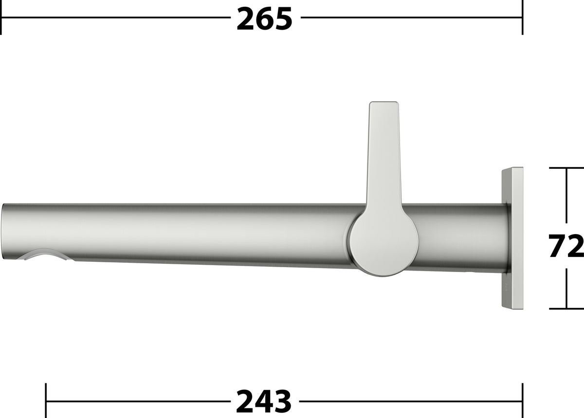 KEUCO Edition 11 Einhebel-Waschtischmischer UP Wandmontage verchromt