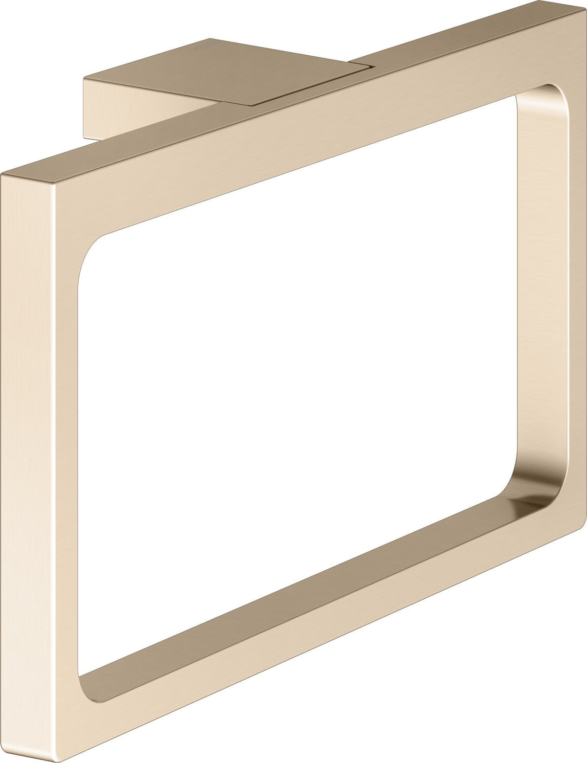 KEUCO Handtuchring Edition 11 11121, verchromt – Eckiges Design, starr, Wandmontage