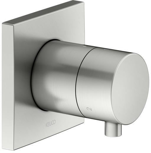 KEUCO IXMO Comfort 3-Wege Umstellventil rund Messing gebürstet