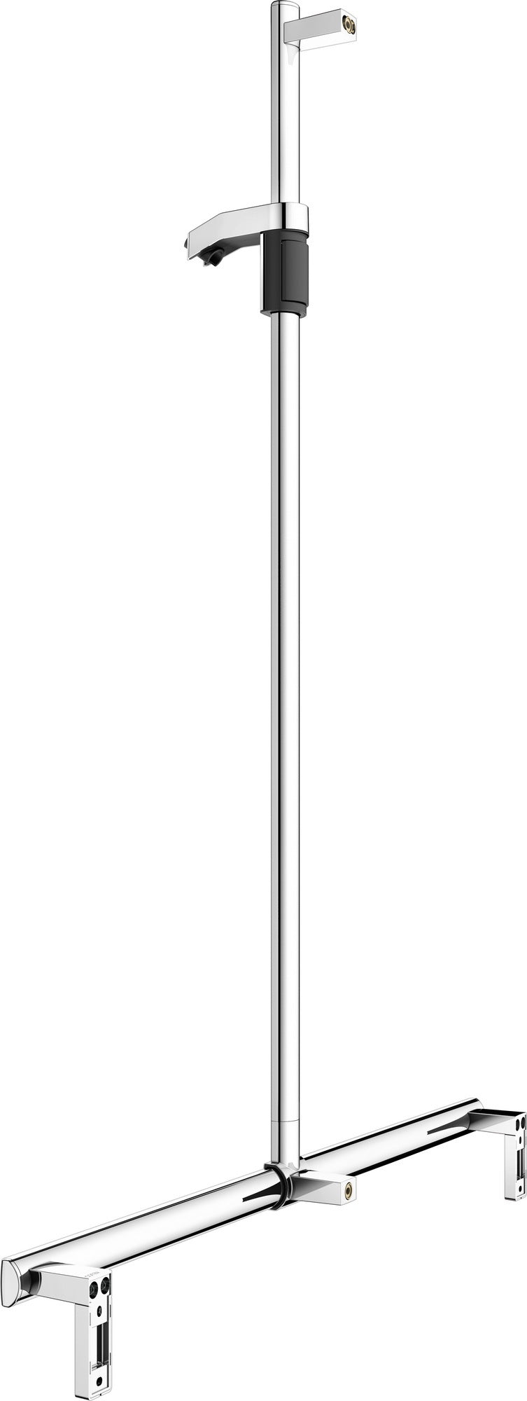 KEUCO Duschhandlauf AXESS 35014, silber-eloxiert, 1000/1301 mm, mit Brausestange