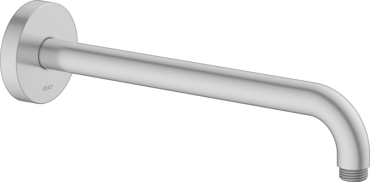 KEUCO Brausearm Elegance 51688, Wandanschluss, 300 mm, verchromt – Edles Design für Ihr Badezimmer