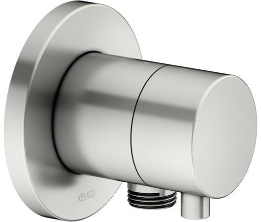 KEUCO IXMO Comfort 2-Wege Umstellventil Unterputz DN15 – Messing gebürstet, rund