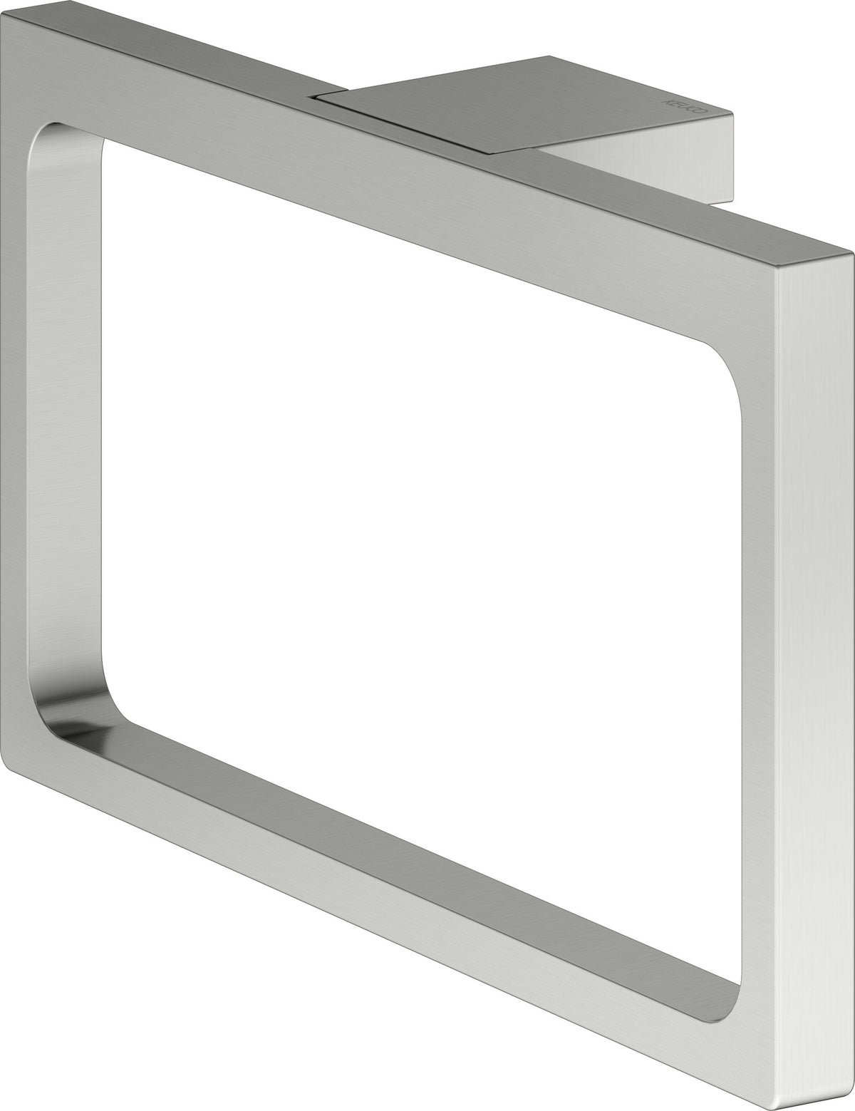 KEUCO Handtuchring Edition 11 11121, verchromt – Eckiges Design, starr, Wandmontage