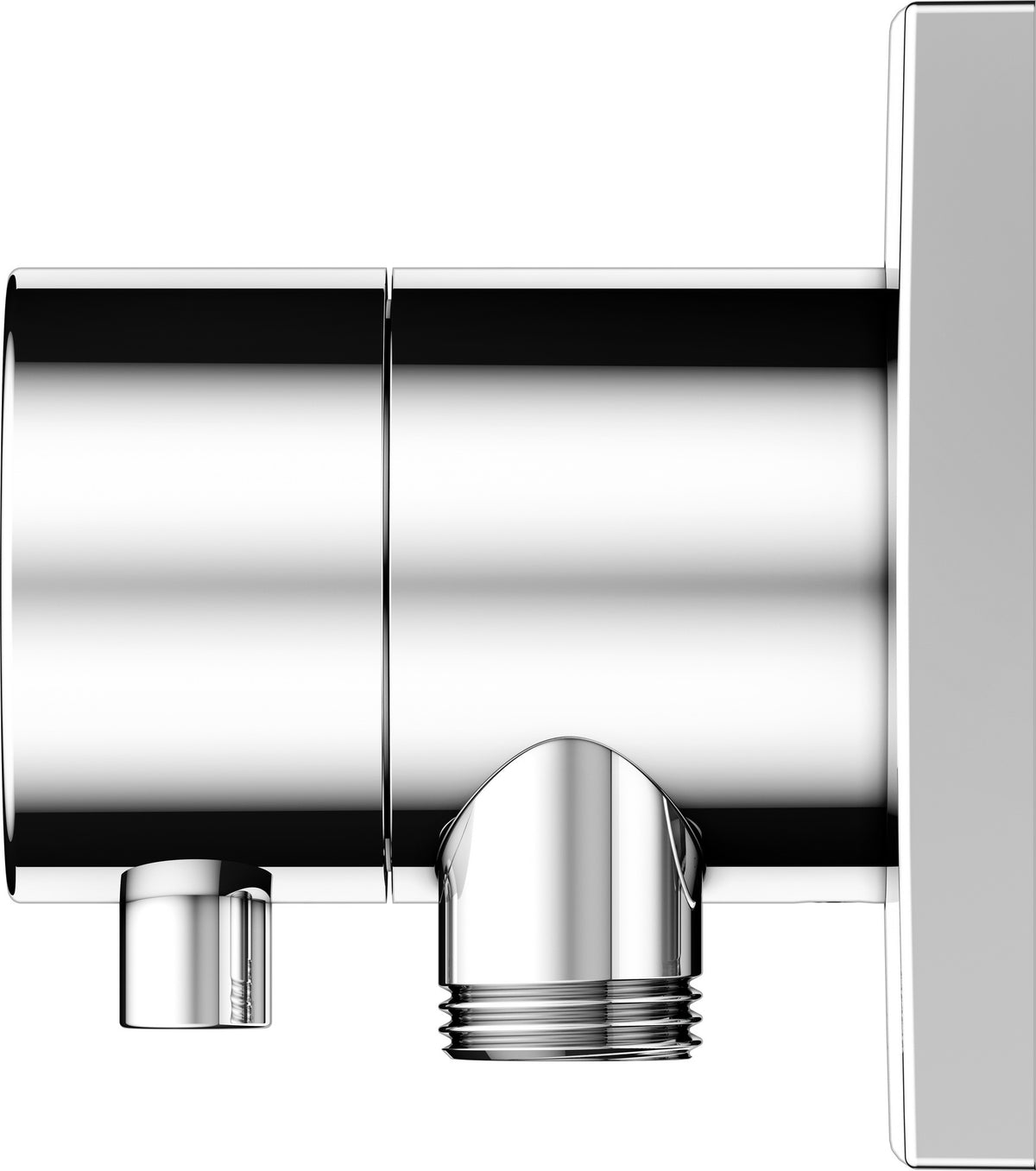 KEUCO IXMO Comfort 2-Wege Umstellventil eckig verchromt mit Schlauchanschluss