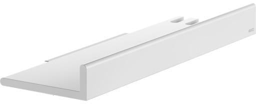 KEUCO REVA Duschablage mit integriertem Glasabzieher – weiß matt, wandmontierbar