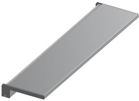 KEUCO Aufsatzleuchte Royal L1 13601, 432 x 43,8 x 147,5 mm, silber/chrom – Ersatz für Spiegelschränke