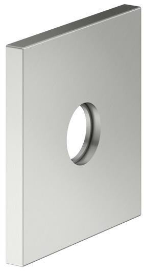 KEUCO IXMO Wandrosette 59545 rund 105 mm verchromt – Messing-Armaturenrosette