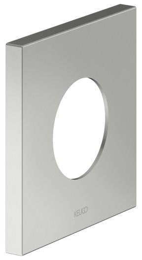 KEUCO IXMO Wandrosette 59556, rund, 105 mm, verchromt – für Ab- und Umstellventile