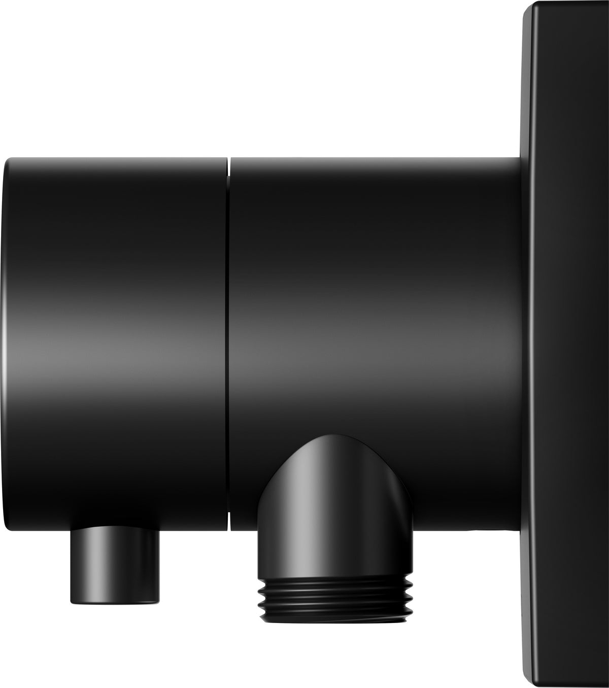 KEUCO IXMO Comfort 2-Wege Umstellventil eckig Bronze gebürstet mit Schlauchanschluss