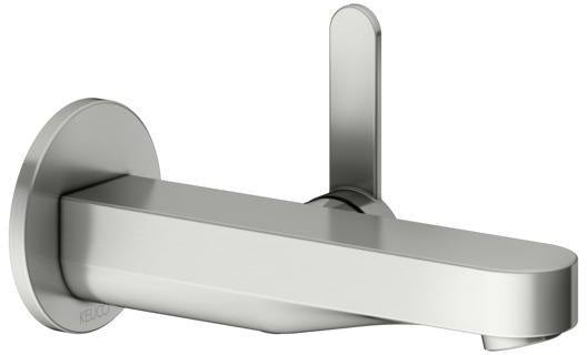 KEUCO IXMO Einhebel-Waschtischmischer Unterputz Wandmontage 187 mm Messing gebürstet