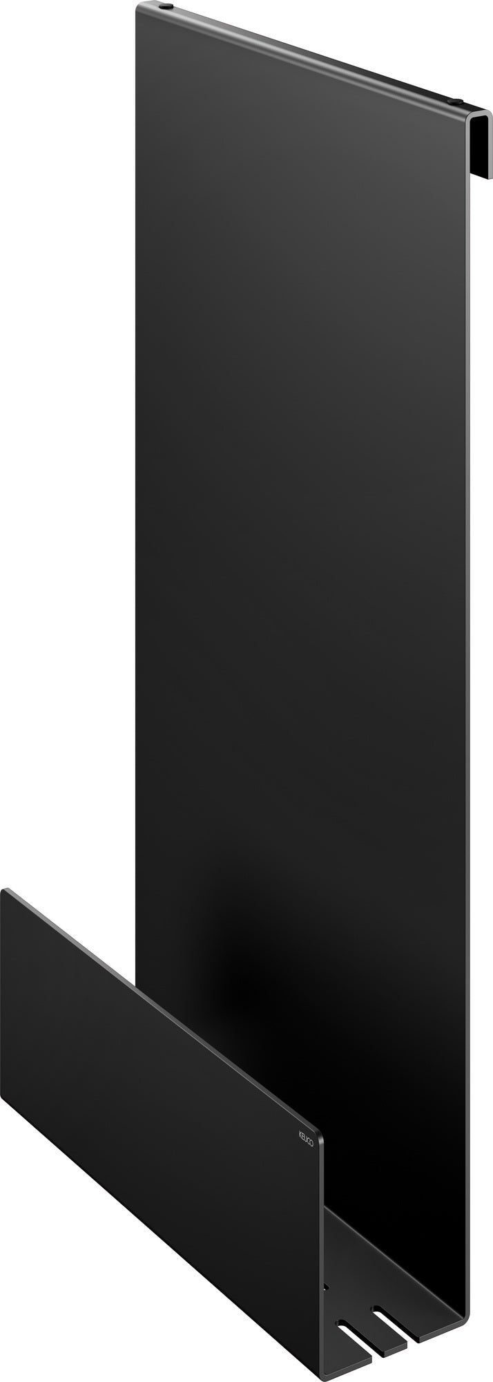 KEUCO Duschablage 24951 einhängbar 320 x 600 x 90 mm schwarz matt mit Haken