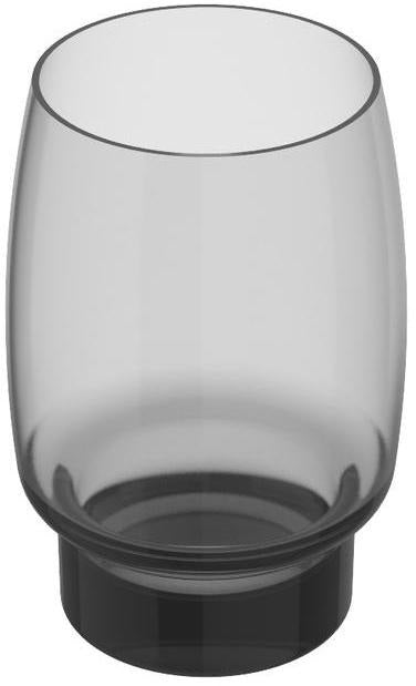 KEUCO Echtkristall-Glas ELEGANCE Zahnputzbecher lose in Rauchkristall