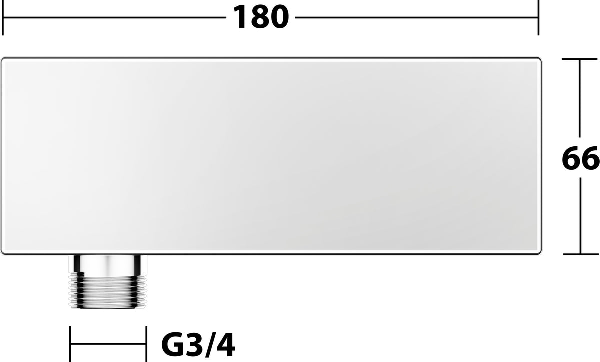 KEUCO Schlauchanschluss mit Wandhalter verchromt – Armaturenzubehör 59993