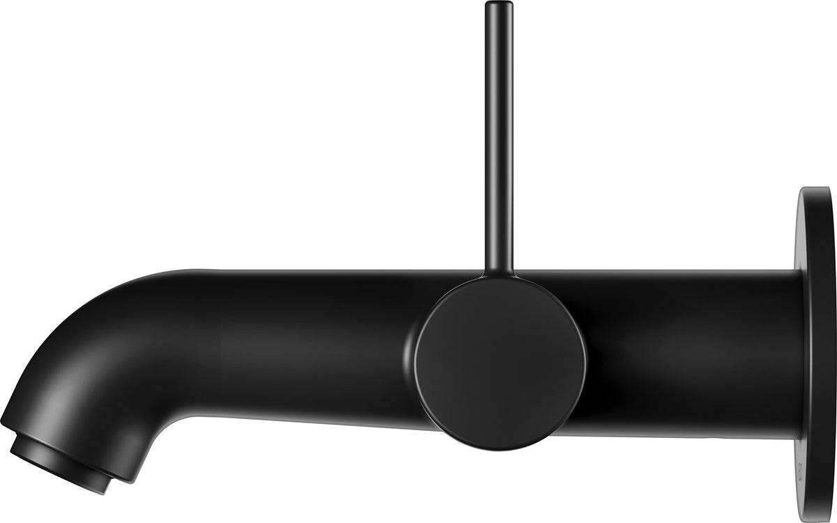 KEUCO IXMO Einhebel-Waschtischmischer Unterputz, rund, Ausladung 165 mm, schwarz matt