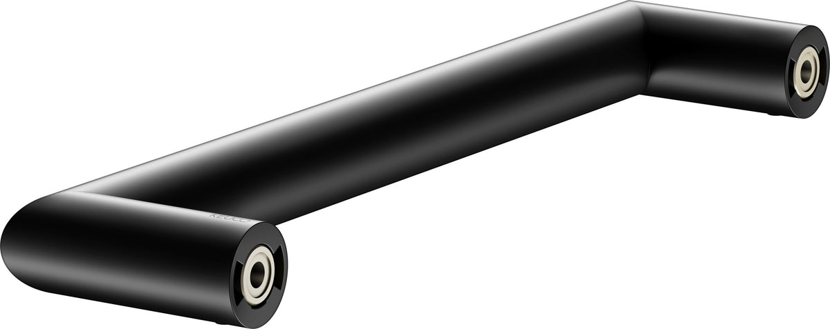 KEUCO REVA Haltegriff 328 mm in Schwarz matt – Wandmontage, Metall, gerade