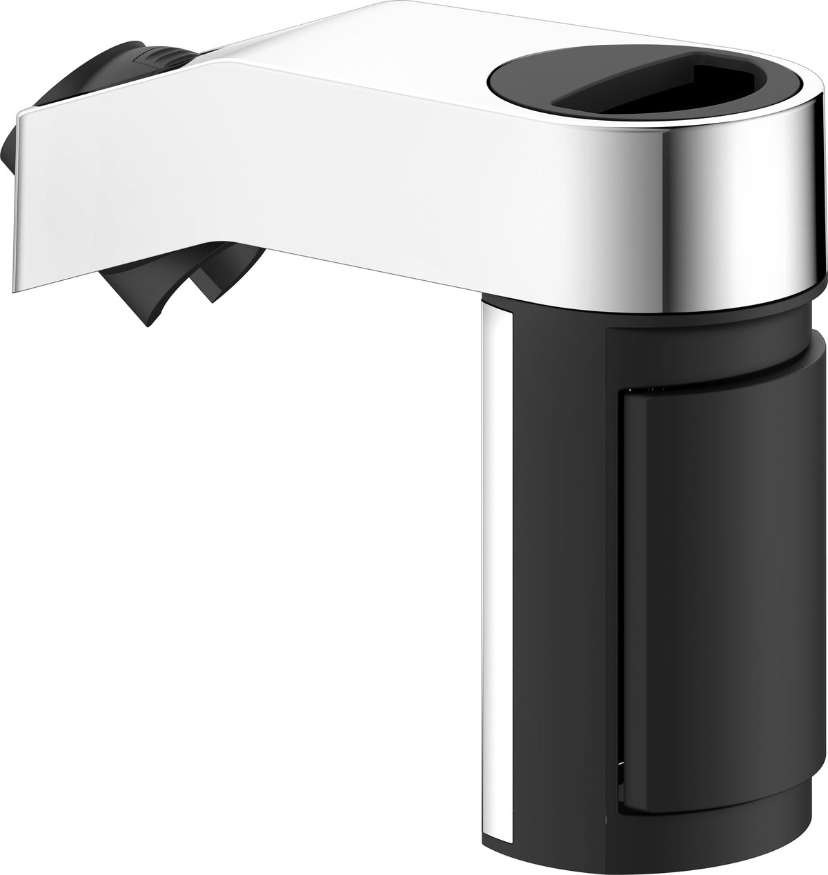 KEUCO AXESS Brausehalter 35010 höhenverstellbar schwarz matt – flexible Duschkopfhalterung