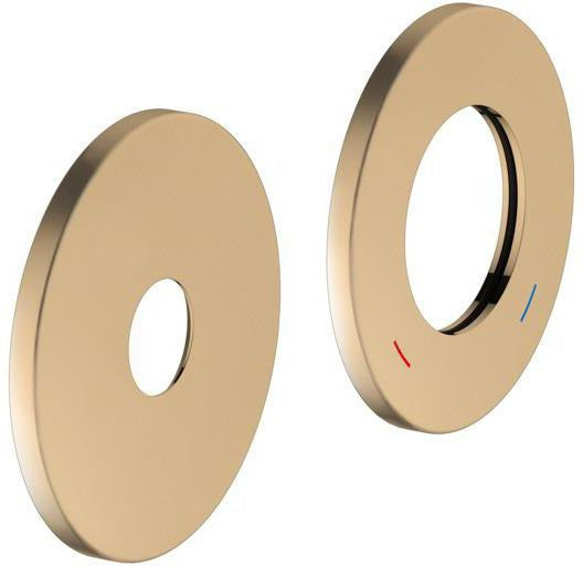 KEUCO Edition 400 Rosetten-Set 85 mm, rund, Bronze gebürstet – Passend zu 51516