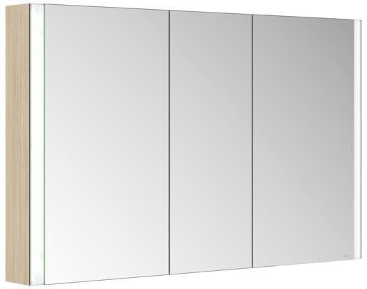 KEUCO SOMARIS Spiegelschrank 1200 mm verspiegelt – Wandvorbau mit 710 mm Höhe