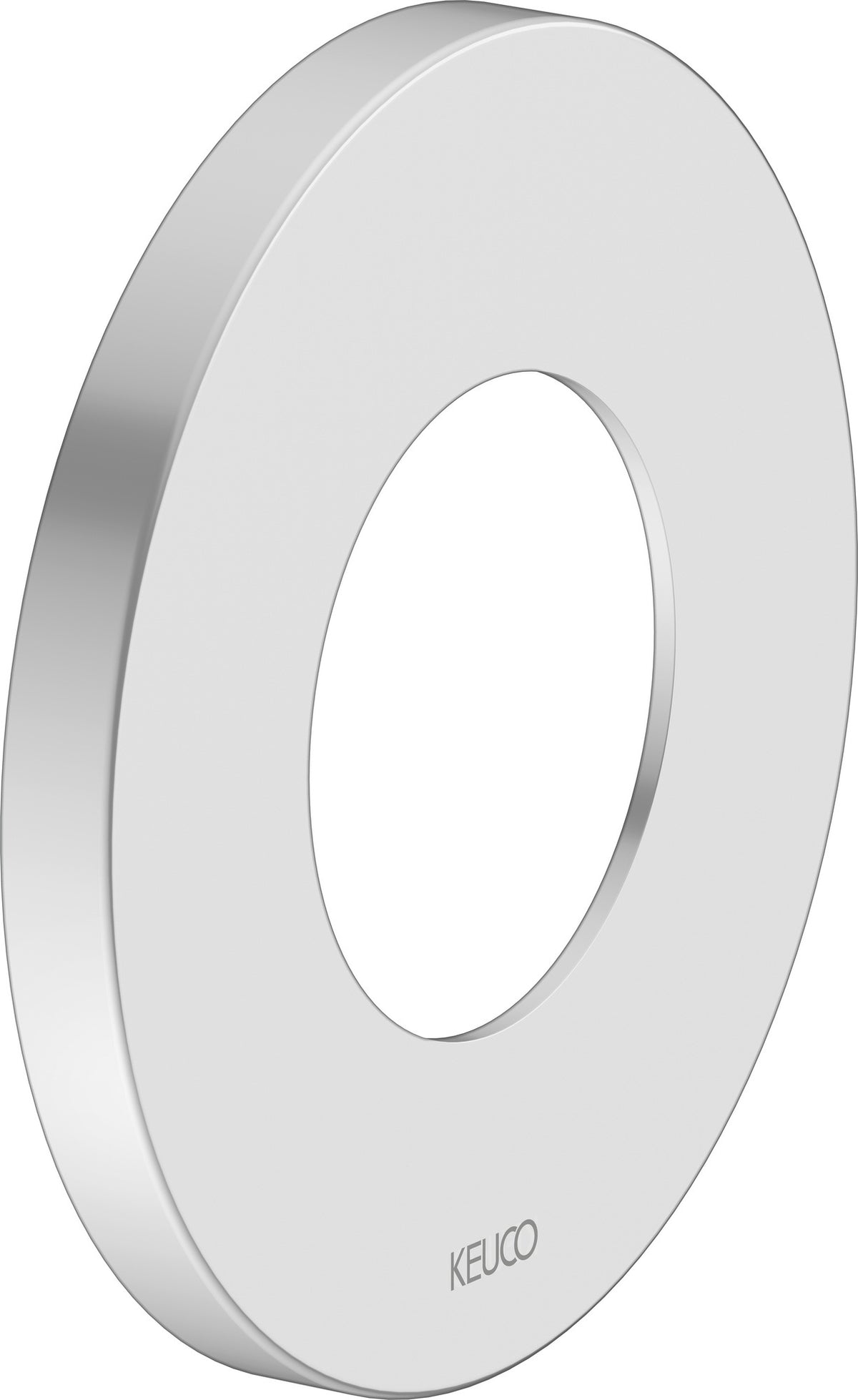 KEUCO IXMO Wandrosette 59556, rund, 105 mm, verchromt – für Ab- und Umstellventile