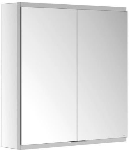KEUCO Royal Modular 2.0 Spiegelschrank 600 mm, unbeleuchtet, Wandvorbau, silber-eloxiert