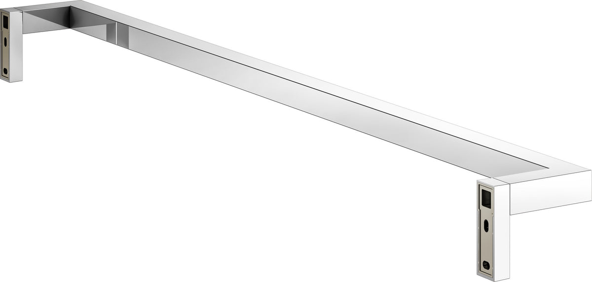 KEUCO Edition 90 Square Badetuchhalter 560 mm verchromt – eckiges Design, Wandmontage