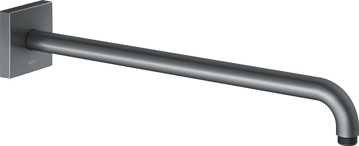 KEUCO Brausearm Edition 300, Wandanschluss, 300 mm, verchromt – Eckige Form, Metall