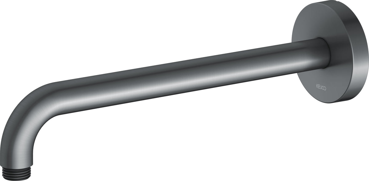 KEUCO Brausearm Elegance 51688, Wandanschluss, 300 mm, verchromt – Edles Design für Ihr Badezimmer