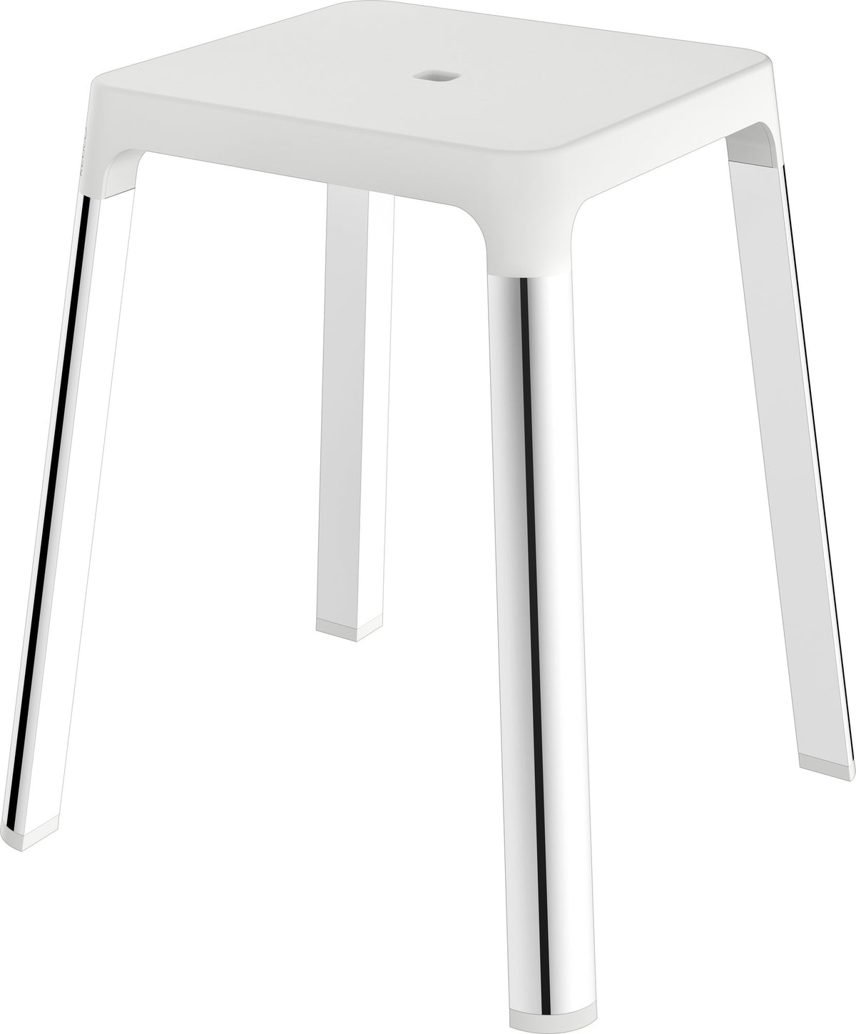 KEUCO AXESS Bad-Hocker 35082 – verchromt/weiß, stilvoll & funktional