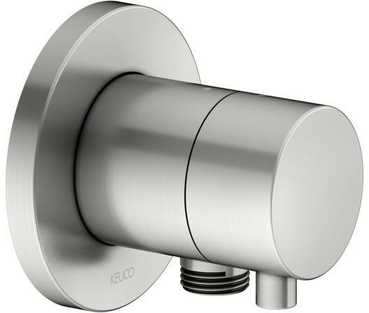 KEUCO IXMO Comfort Absperrventil Unterputz DN15 rund Messing gebürstet 59541