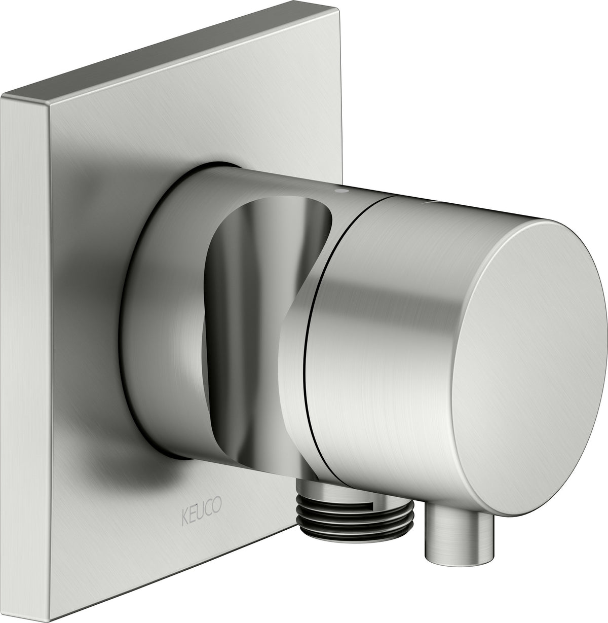 KEUCO IXMO Comfort Absperrventil Unterputz DN15 rund Messing gebürstet 59541