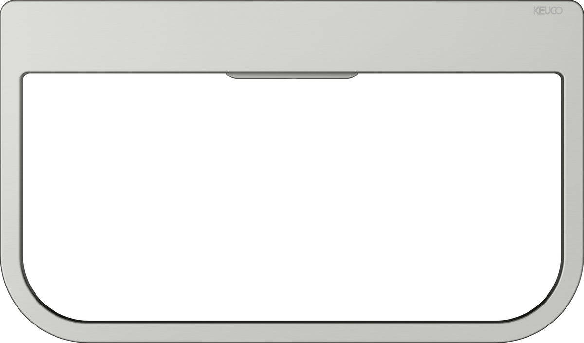 KEUCO Collection Moll Handtuchring 12721, verchromt, softcube-Design, Wandmontage