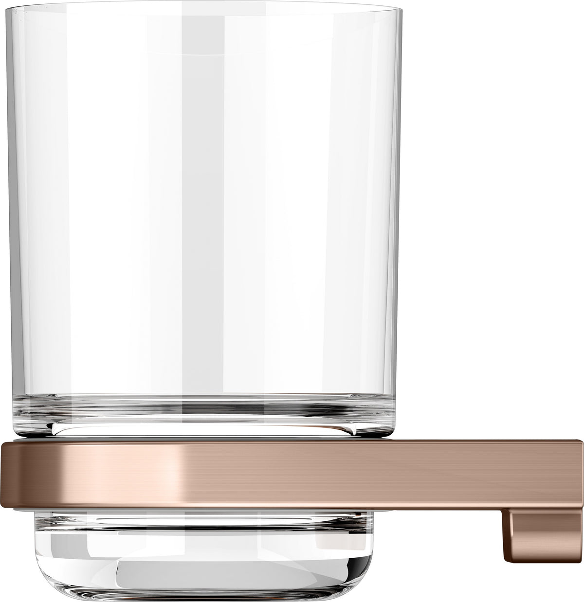 KEUCO Collection Moll Glashalter 12750 mit Echtkristall-Glas, verchromt, Wandmontage