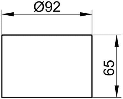 KEUCO Stülpbecher Edition 400 E400 aus mattiertem Echtkristallglas – Zahnputzbecher ohne Halter