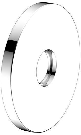 KEUCO IXMO Wandrosette 59545 rund 105 mm verchromt – Messing-Armaturenrosette