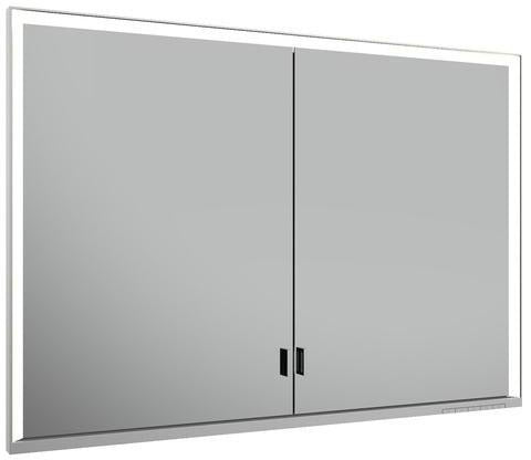 KEUCO Royal Lumos Spiegelschrank 1050 mm mit Beleuchtung und Ablagefach, silber-eloxiert