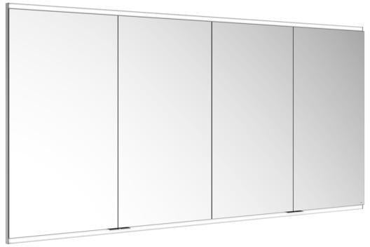 KEUCO Royal Modular 2.0 Spiegelschrank 2000 mm beleuchtet, Wandeinbau, silber-eloxiert