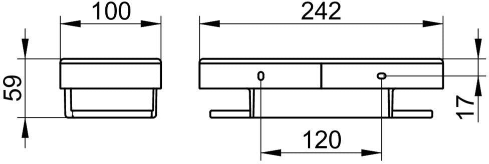 KEUCO SMART.2 Ersatz-Einsatz für Duschkorb, Kunststoff, Weiß, 14758